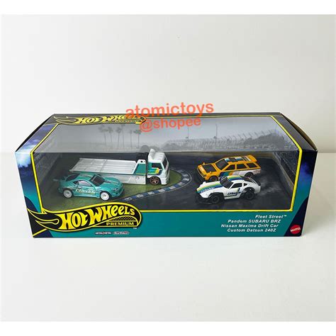 Hot Wheels Pandem Subaru BRZ Nissan Maxima Drift Car Custom Datsun 240z Fleet Street Collector