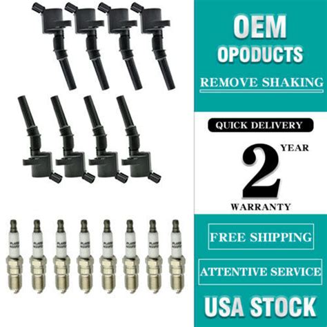 8pcs Ignition Coils Pack And Iridium Spark Plugs For Ford F 150 4 6l Dg508 Sp479 Ebay