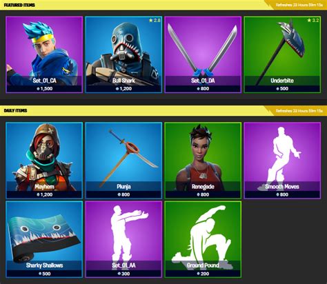 Boutique Fortnite Janvier Avec Le Skin Ninja Breakflip