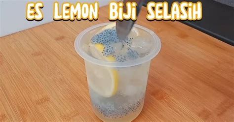 Resep Es Lemon Biji Selasih Oleh Dapur Aniesha Https Youtube