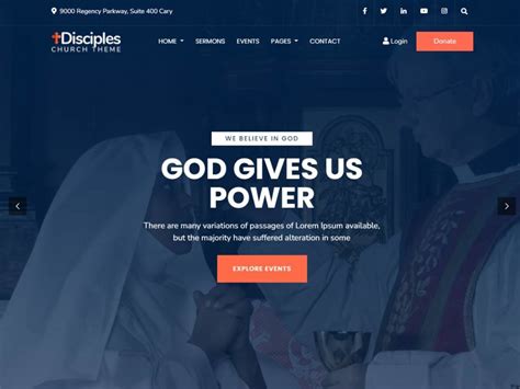 Disciples - Sites Gallery Website Design Awards Winner