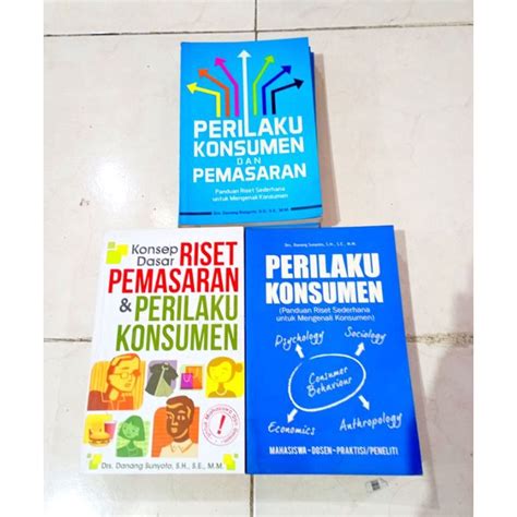 Jual Buku Perguruan Tinggi Kuliah Perilaku Konsumen Danang Sunyoto