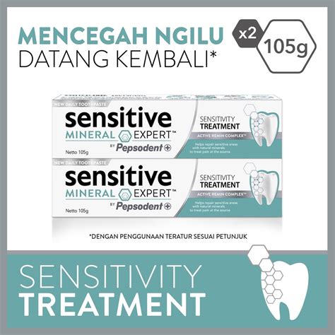 Jual Pepsodent Sensitive Mineral Expert Pasta Gigi Sensitivity