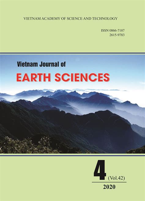 Vietnam Journal of Earth Sciences VJES Tạp chí Các khoa học về Trái