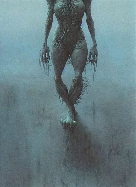 Bald Goblin Girl By Beksinski And Luis Royo Stable Diffusion OpenArt