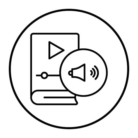 Premium Vector Audiobook Vector Illustration