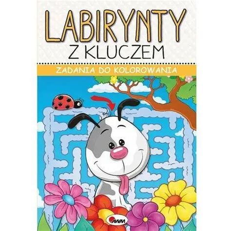 Labirynty z kluczem zadania do kolorowania Awm wydawnictwo od 6 33 zł