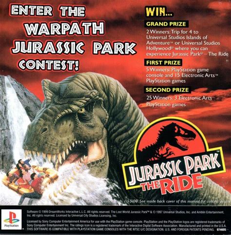 Warpath Jurassic Park Ps1 Cheaper Than Retail Price Buy Clothing