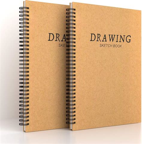 Pack A Sketchbook Spiral Bound Sketch Pad White Drawing Artist