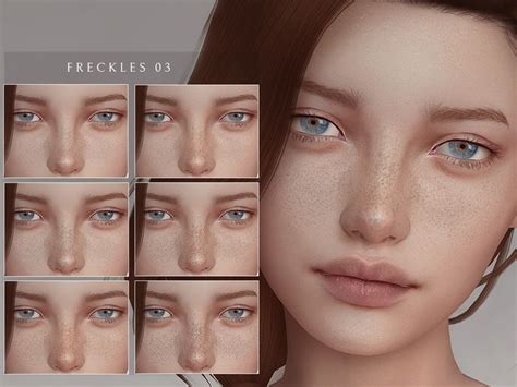 Freckles Sims Cc Skin Sims Sims