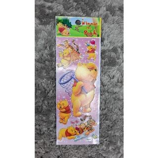 Cartela De Figurinha Ursinho Pooh Tigr O Adesivo Stiker Sticker