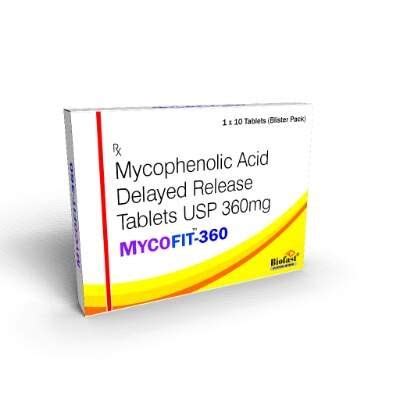 Mycofit Mycophenolic Acid Delayed Release Tablets Usp Mg