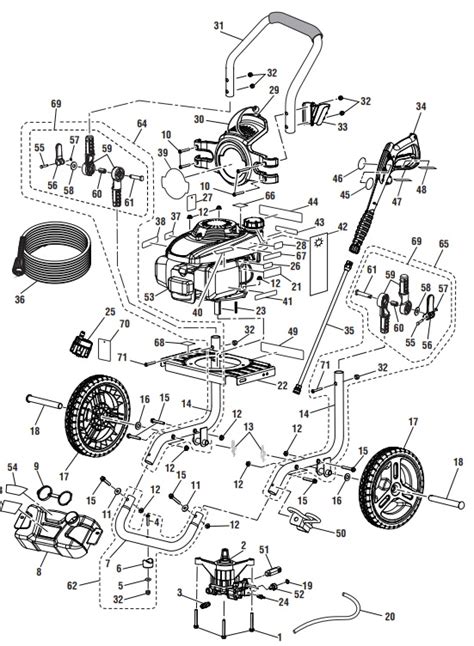 Honda Pressure Washer Parts Diagram Washer Pressure Parts Pu