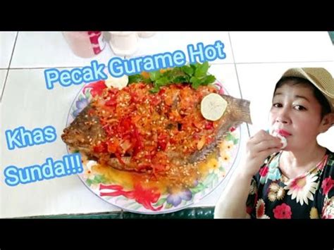 Resep Pecak IKAN GURAME SAMBAL COBEK Khas Sunda YouTube