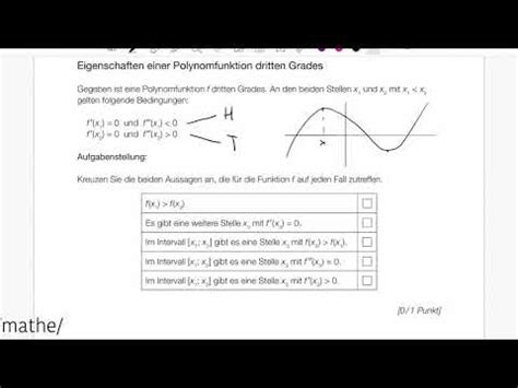 Mathelernen Mit Martin Matura Beispiel KL19 PT2 T1 16 Eigenschaften