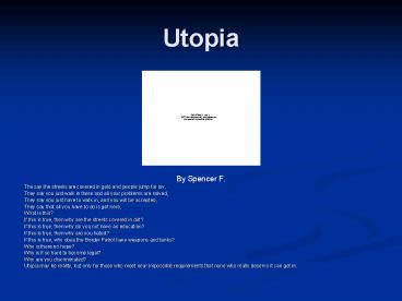 PPT Utopia PowerPoint Presentation Free To View Id 1e59ec Y2IyM