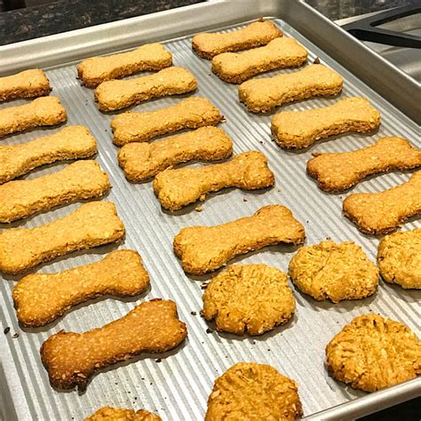 Peanut Butter Oatmeal Dog Treats At Laras Table