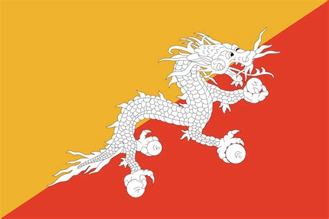 Flag Of Bhutan Svg