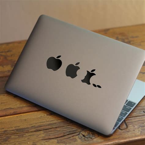 Music Note Mac Apple Logo Cover Laptop Vinyl Decal Sticker Etsy