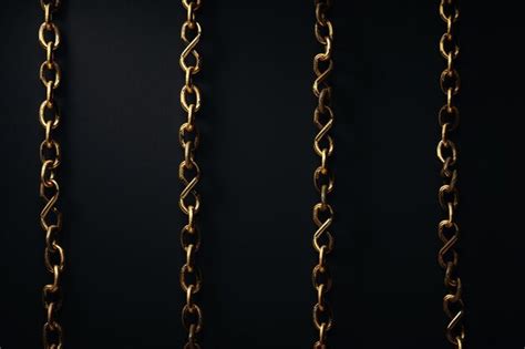 Im Genes De Cadenas Oro Fondo Negro Descarga Gratuita En Freepik