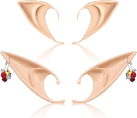 LYU 1 Pair Cosplay Costume Elf Ears Mysterious Creative Emulsion Clip