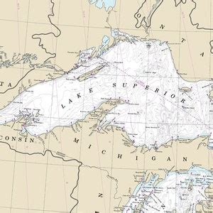 Nautical Charts Of Great Lakes Lake Champlain To Lake Of The Woods