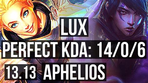 Lux Senna Vs Aphelios Blitz Adc Legendary M Mastery