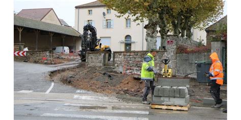 Dompierre Les Ormes Urbanisme Les Travaux De La Place Des Coles Se