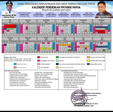 Kalender Pendidikan Tahun Pelajaran 2022 2023 Dan Kaldik 2021 2022