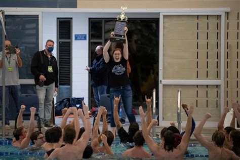 Washburn Rural Swim Wins Centennial League Shawnee Heights Takes