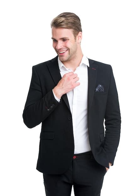 Premium Photo Man Well Groomed Wear Elegant Formal Outfit Macho