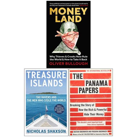 Moneyland Treasure Islands The Panama Papers 3 Books Collection Set