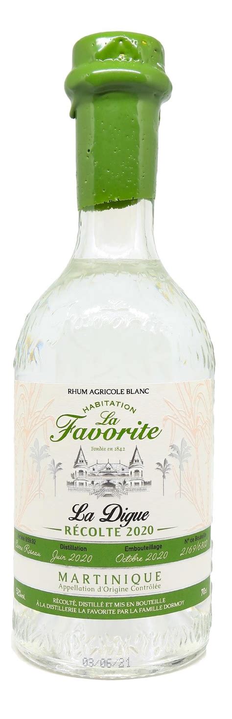 Rhum Agricole Pur Jus De Canne LA FAVORITE La Digue 2020 52