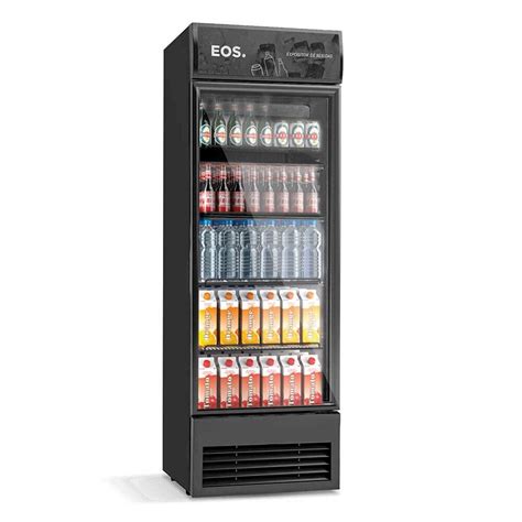 Refrigerador Expositor Vertical EOS 510 Litros Eco Gelo All Black