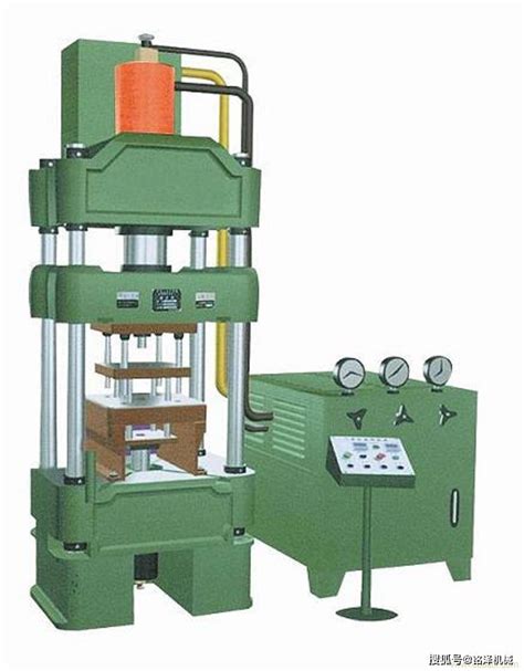 一张四柱液压机的工作原理图让你对其了解更透彻 液压汇