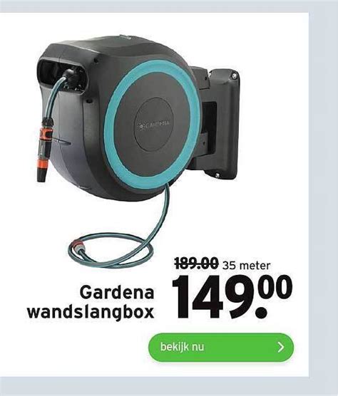 Gardena Wandslangbox 35 Meter Aanbieding Bij GAMMA