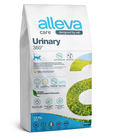 Alleva Care (Аллева Кэр) Urinary 360 Сухой лечебный корм для кошек при ...