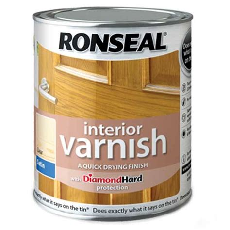 Ronseal Diamond Hard Interior Varnish | Interior Wood Varnish