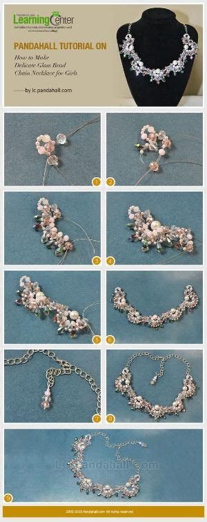 Pandahall Tutorial On How To Make Delicate Glass Bead Chain Necklace