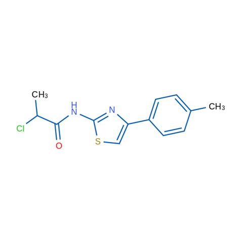 726154 21 8 2 Chloro N 4 4 Methylphenyl 1 3 Thiazol 2 Yl Propanamide