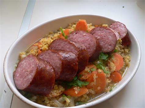 Saucisse De Morteau Aux Lentilles Recette Petits Plats Entre Amis Hot