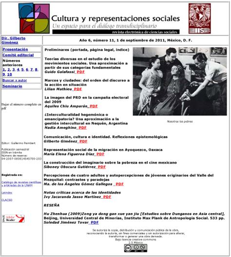 Archivos Cultura Y Representaciones Sociales