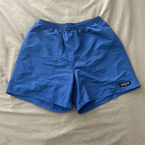 Patagonia Baggies Shorts Azure Blue Size Small Depop