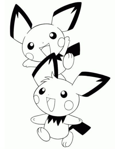 Pichu Coloring Pages