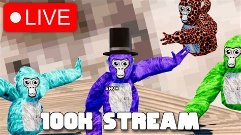 Live K Stream Gorilla Tag Now Codes Minigames Youtube