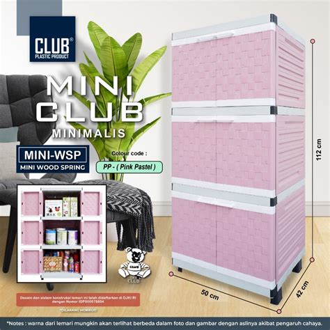 Jual Club Plastic Furniture Mini Spring Minimalis Cabinet Susun