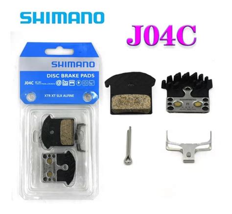 2 Pares Pastilhas Freio Shimano J04c Ice Tech Metal Frete grátis