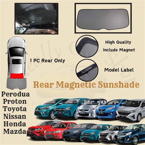 Car Rear Windscreen Car Sunshade Proton Perodua Myvi Axia Viva Alza