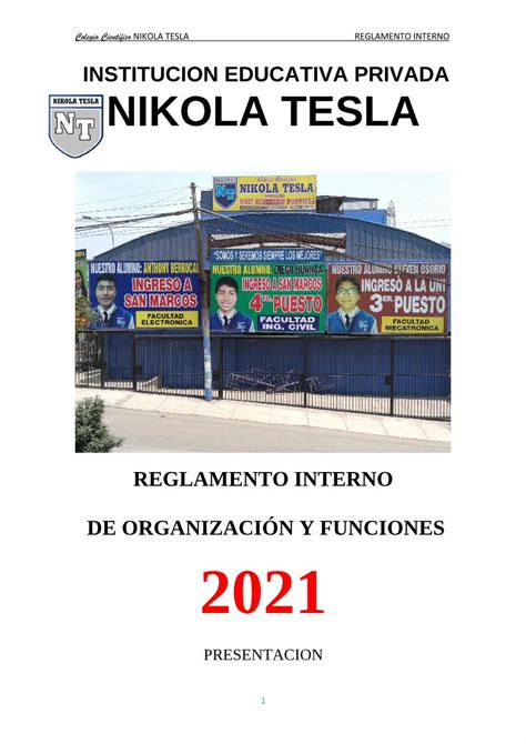 Pdf Institucion Educativa Privada Nikola Tesla Dokumen Tips