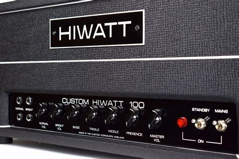 Hiwatt Custom Shop Dr103 100w Head Class Ab Made In England Nordsound Tmi